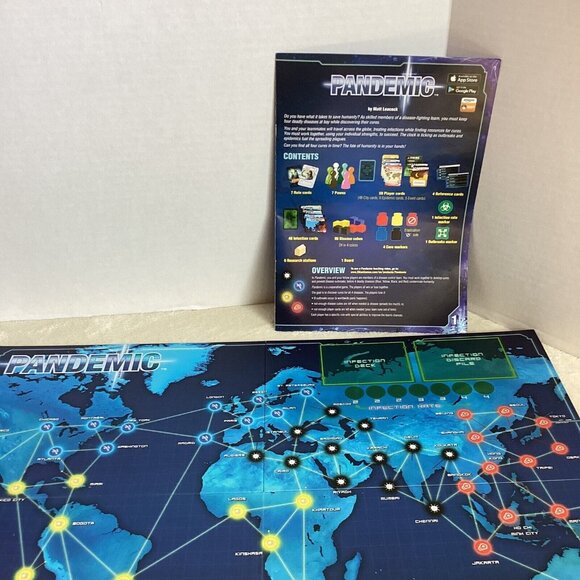 Pandemic Cooperative Board Game by Z-Man Games, 2013 Complete - Picture 5 of 10